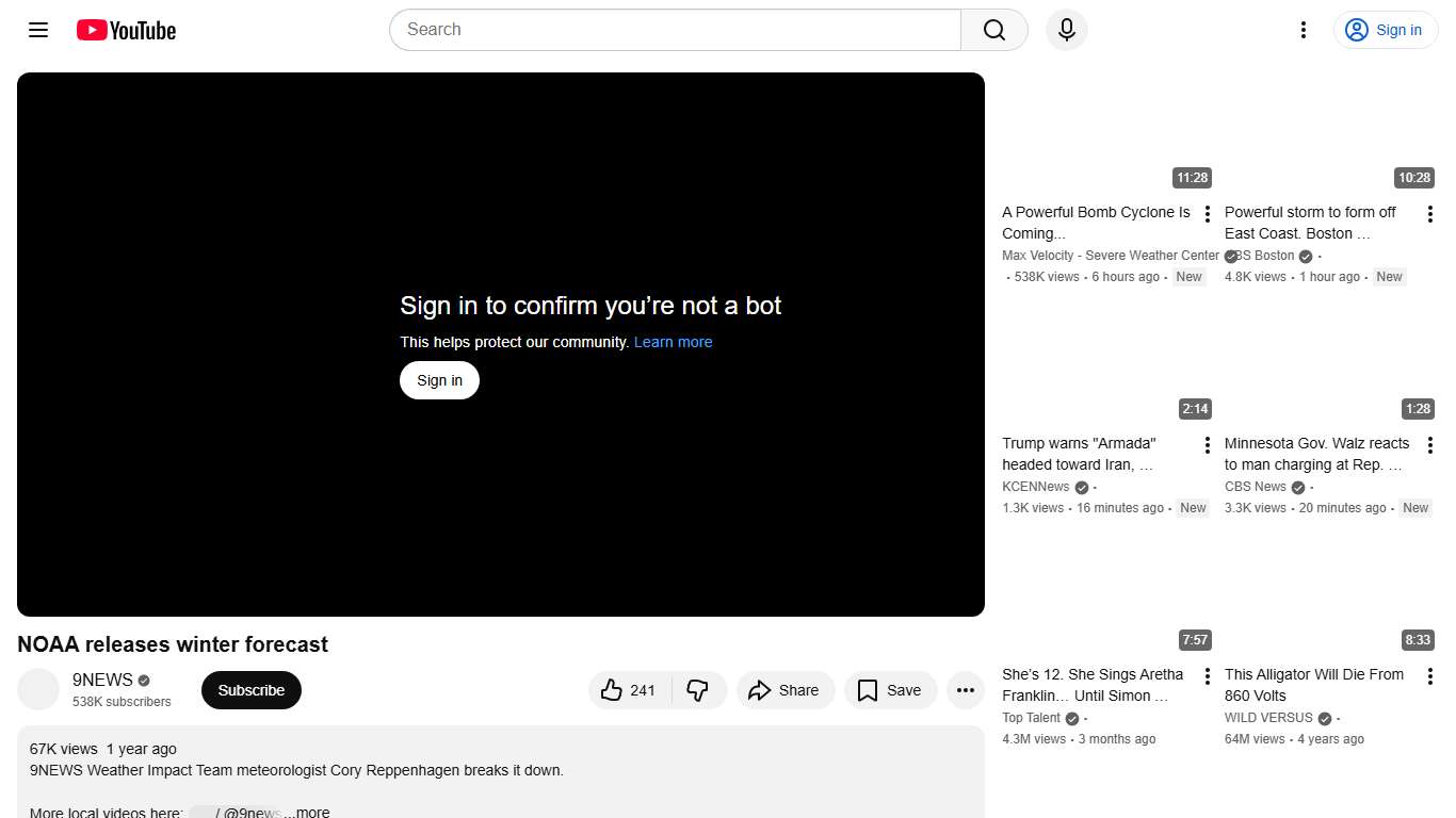 NOAA releases winter forecast - YouTube